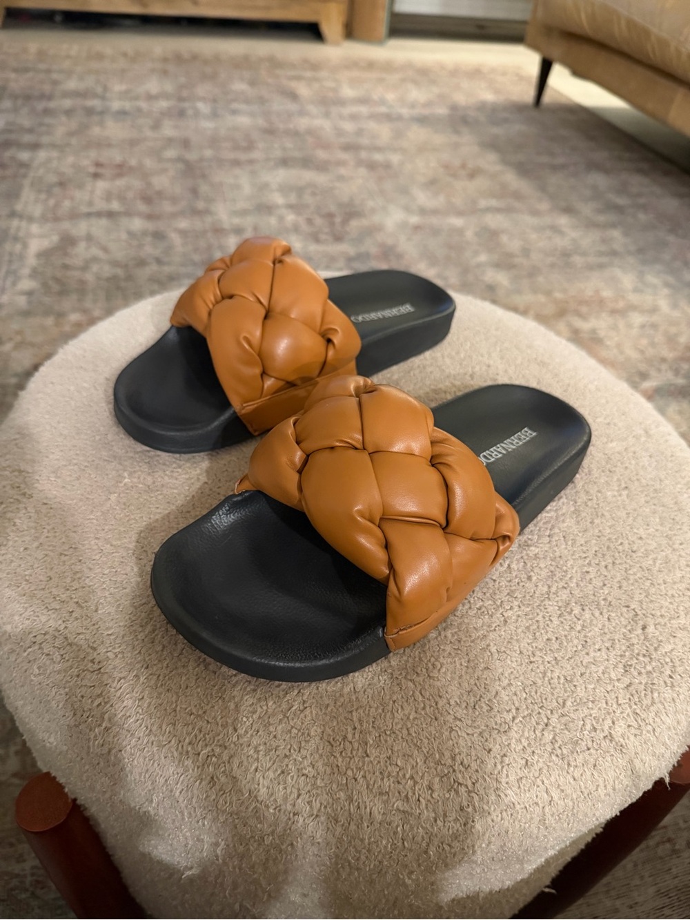 Bernardo Rylee Puffer Braided Slides - Picture 2 of 7
